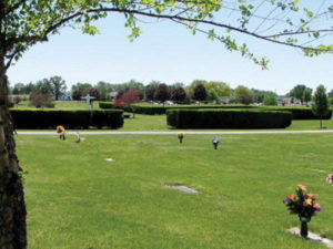 cemetery near Shadeland Indiana
